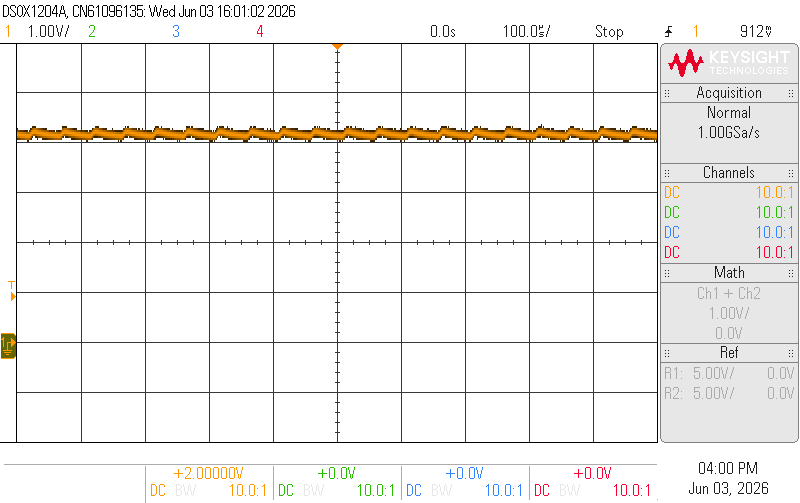 Transmitter on Voltage ripple